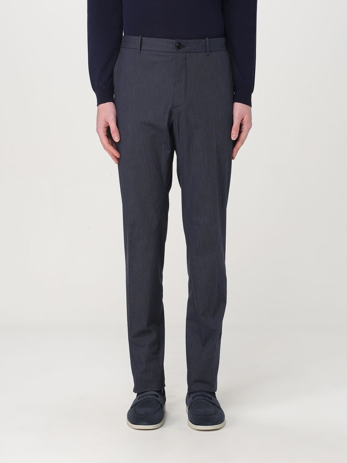 Pants Men color Blue