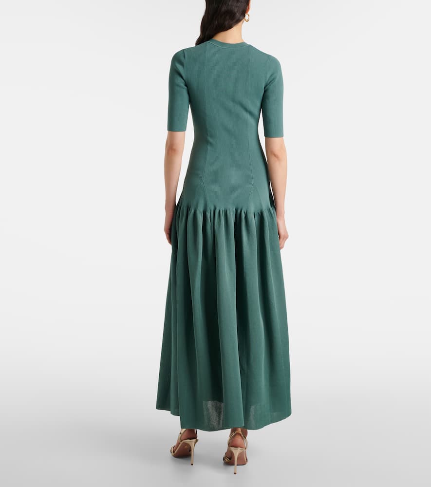 Maisie ribbed-knit maxi dress
