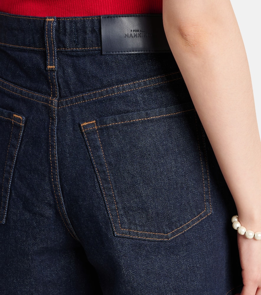 Kori high-rise denim shorts