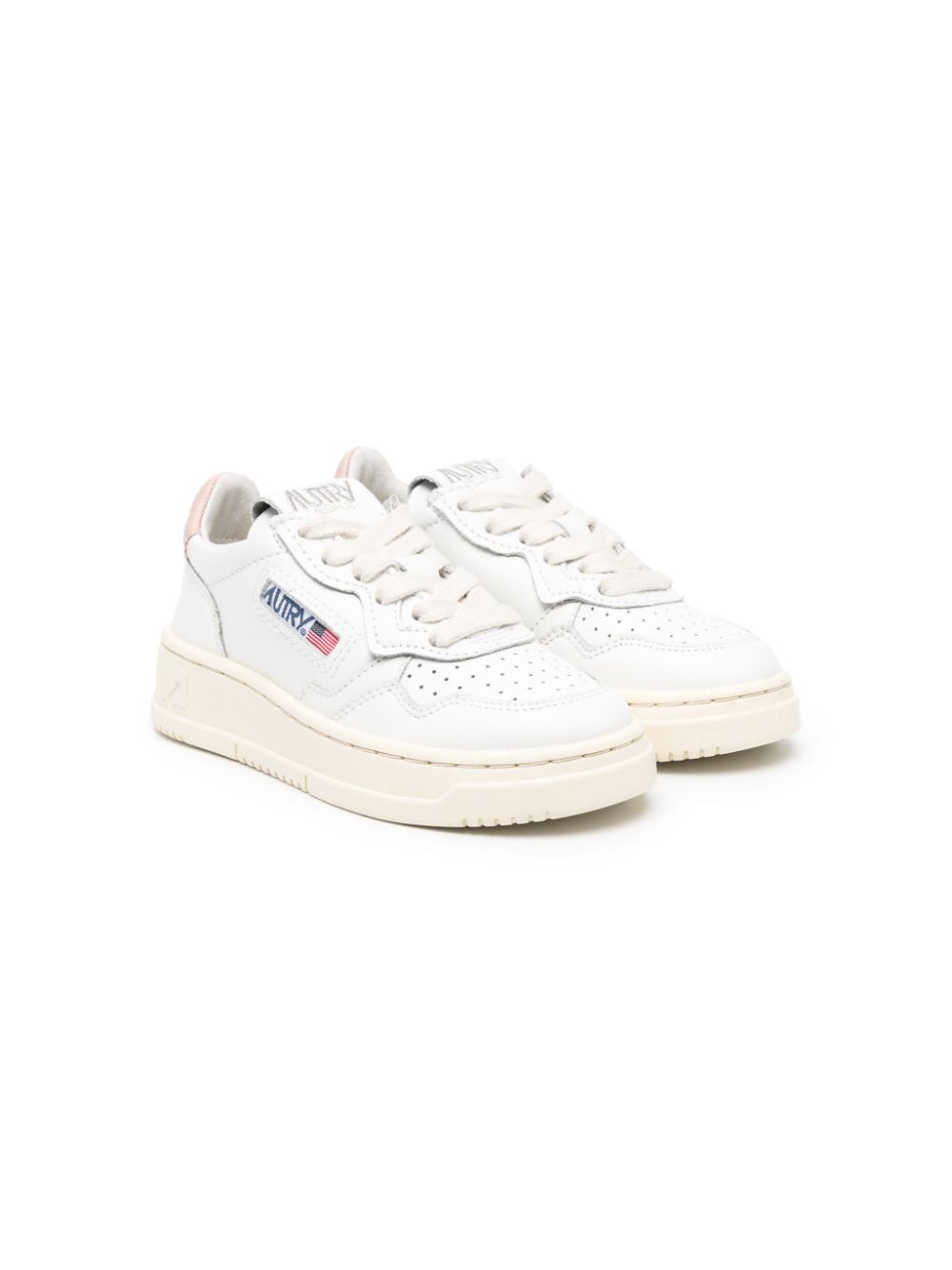 Medalist low-top leather sneakers - White