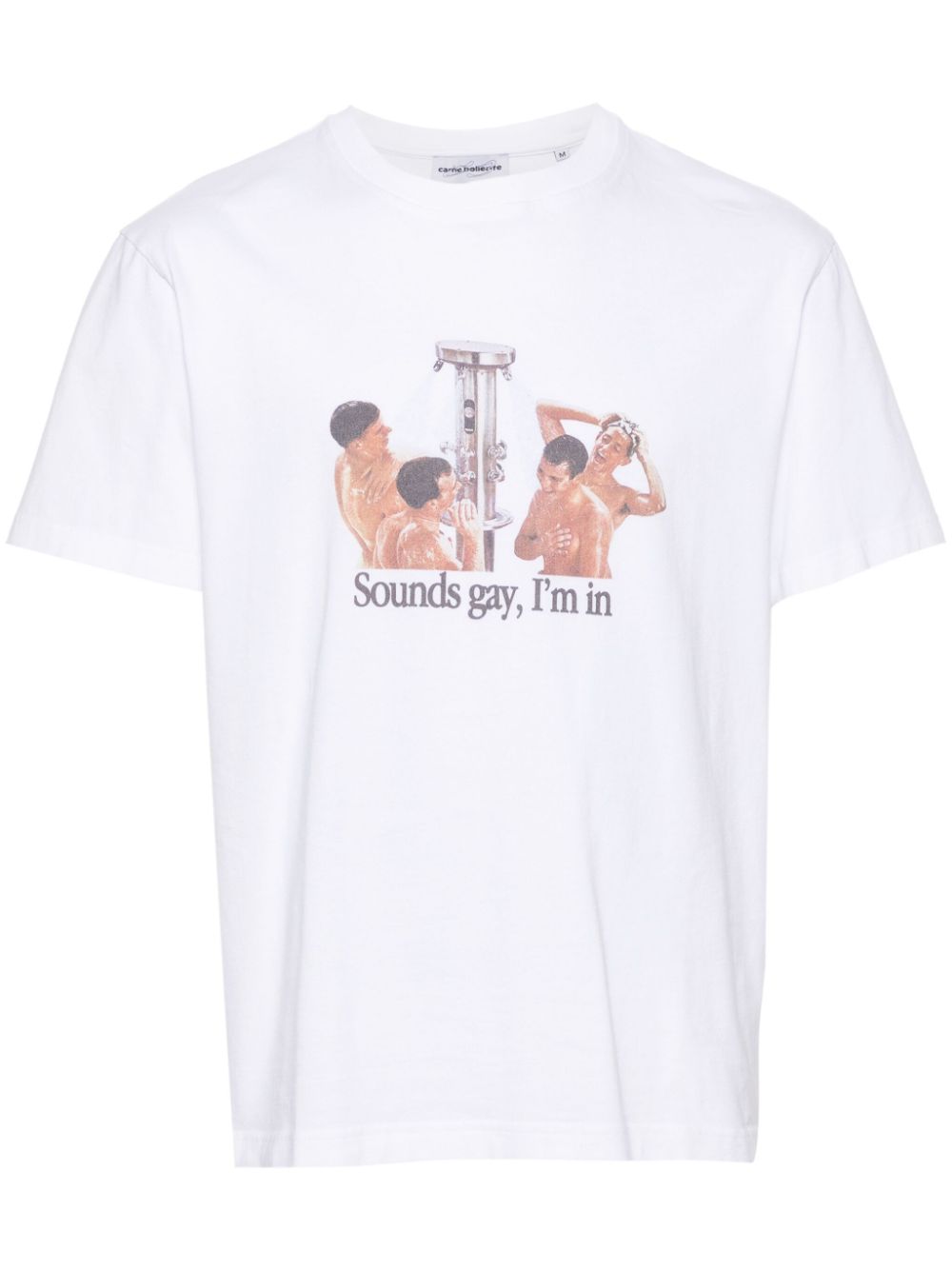 Sounds Gay, I'm In cotton T-shirt - White