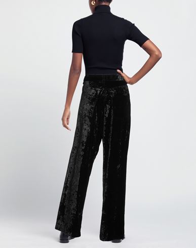 Woman Pants Black Size 4 Polyester