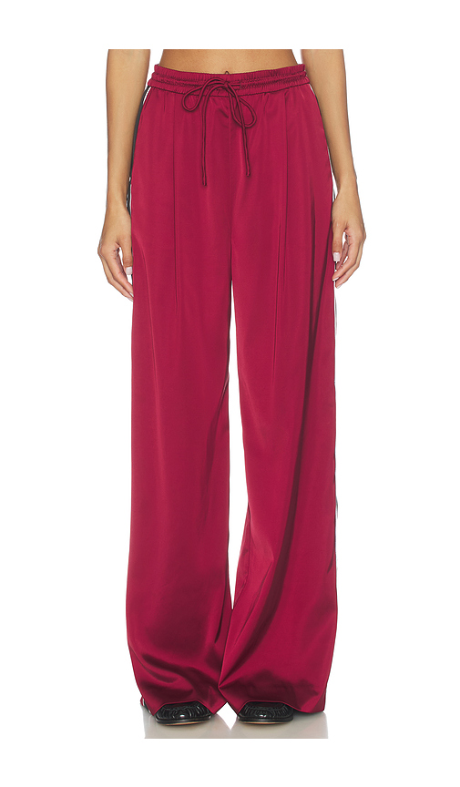 Gestuz Tracey High Waisted Pants in Burgundy. 34. Also