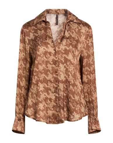 Woman Shirt Camel Size 2 Viscose