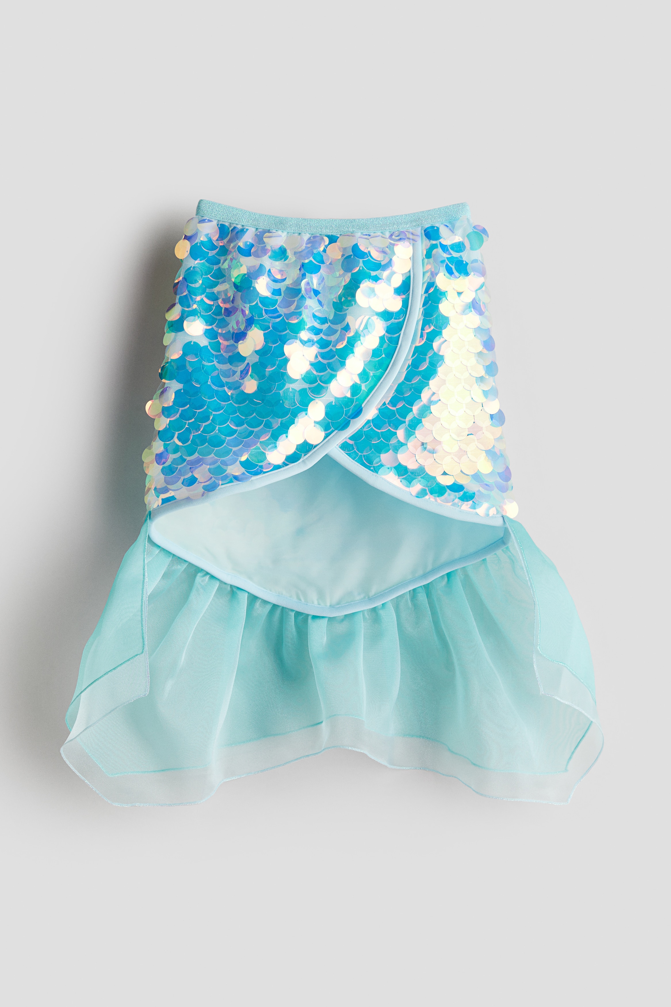 Fancy Dress Costume Mermaid Skirt - Light Turquoise