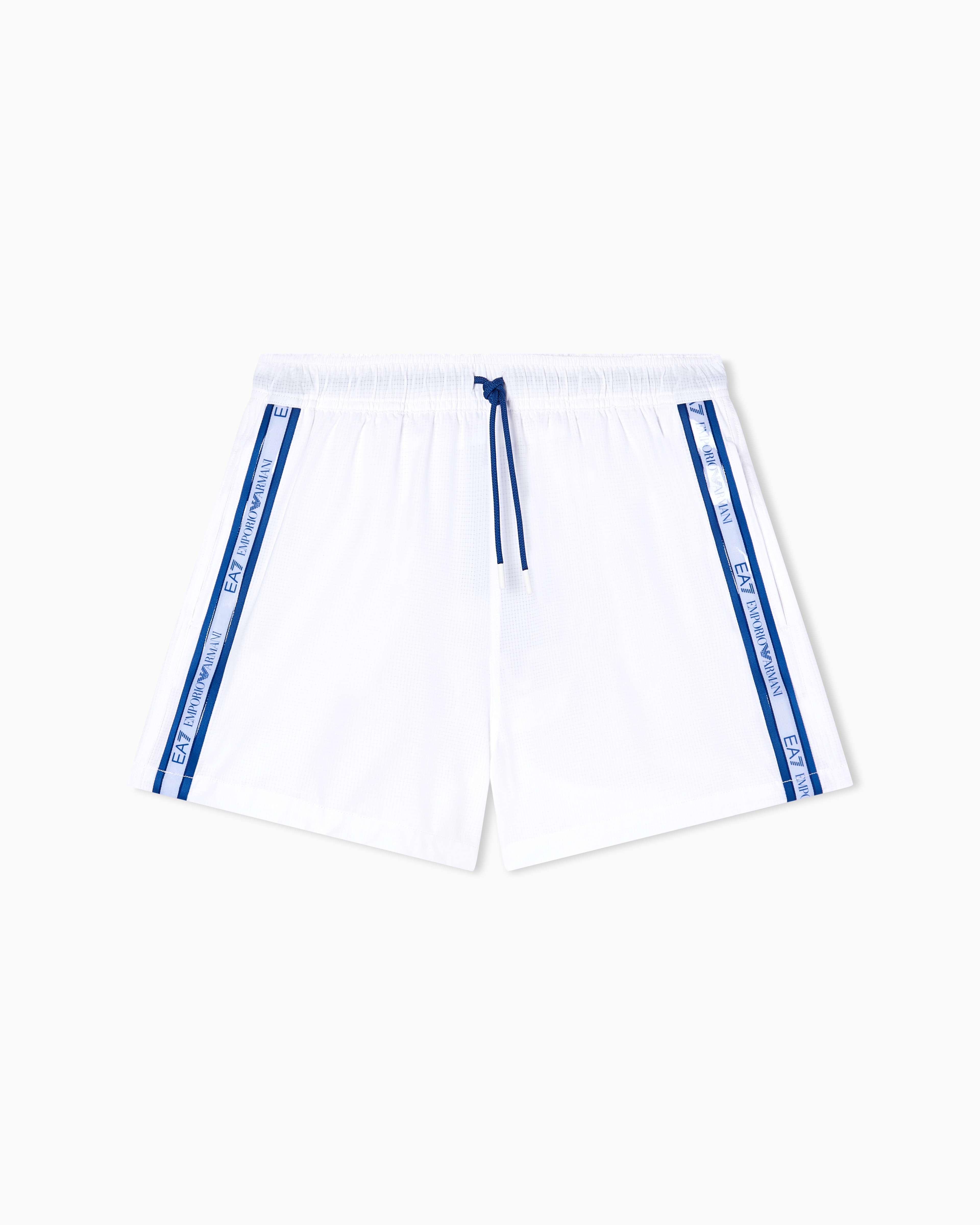 Logo Series swim trunks with logo tape