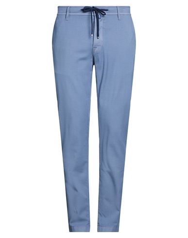 Jacob Cohёn Man Pants Light blue Size 34 Cotton, Virgin Wool, Elastane