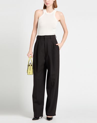 Woman Pants Dark brown