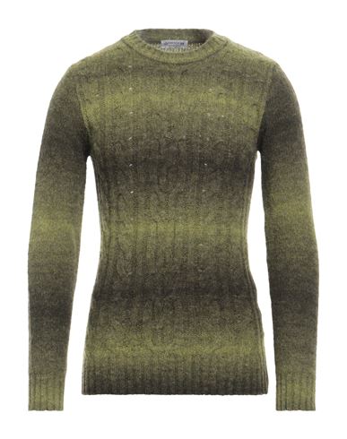Man Sweater Green Size 36 Acrylic, Wool, Polyamide