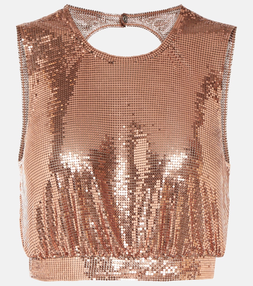 Metallic mesh top