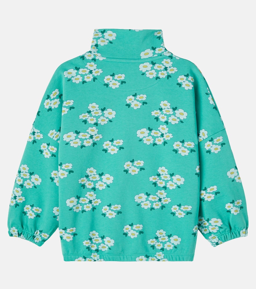 Blossoms floral cotton jersey sweatshirt