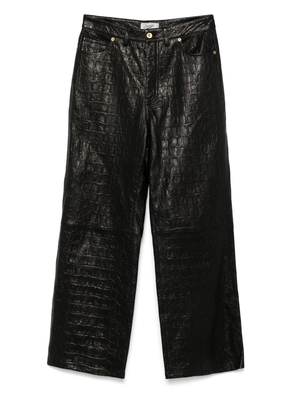 Pence Nerea leather trousers - Black