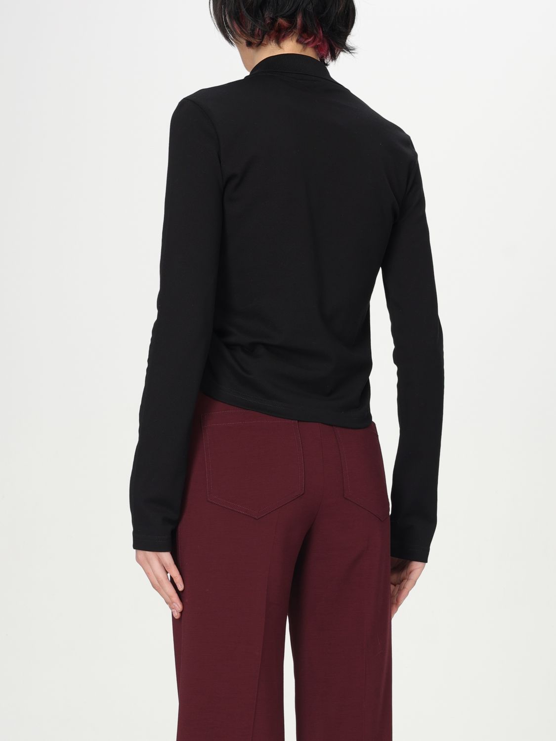 Polo Shirt COURRÈGES Woman color Black