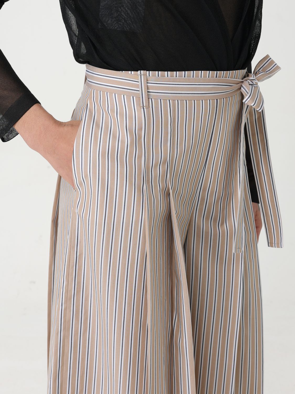 Pants Woman color Beige
