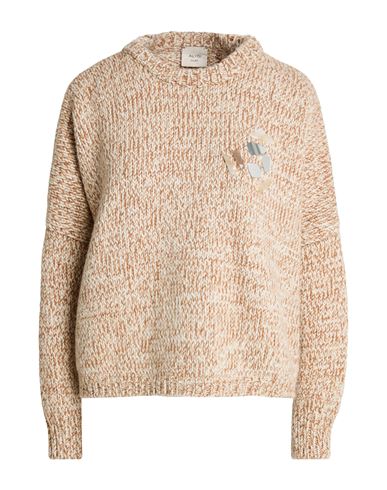 Woman Sweater Camel Size S Wool, Polyamide