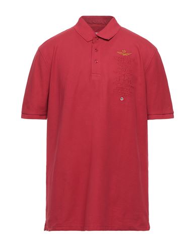 Man Polo shirt Red Size M Cotton