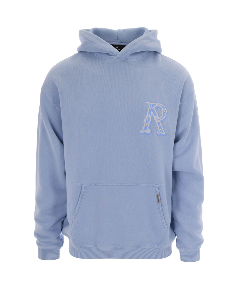 Blue Logo Hood Sweatshirt