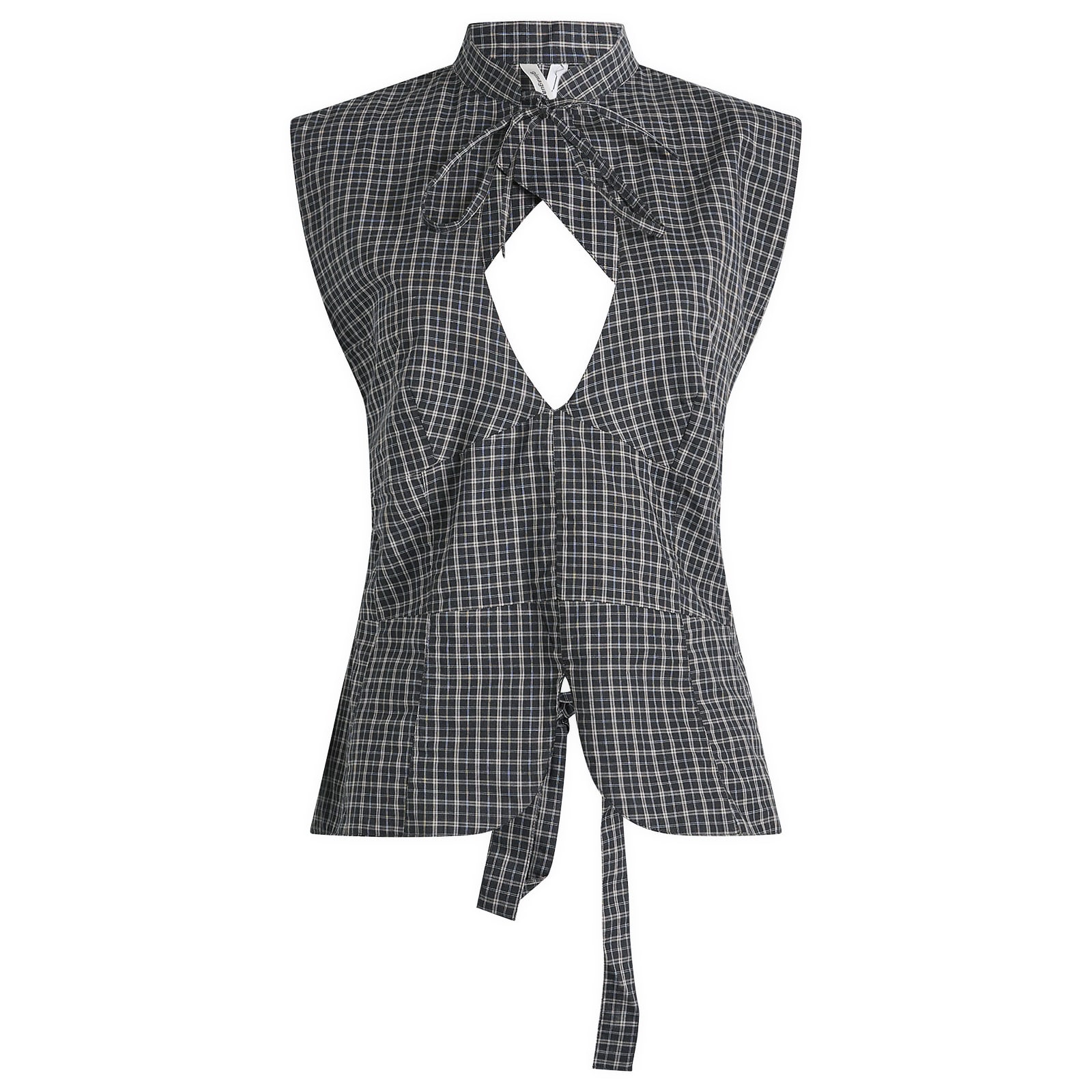 Women's Coco Top in Black Check