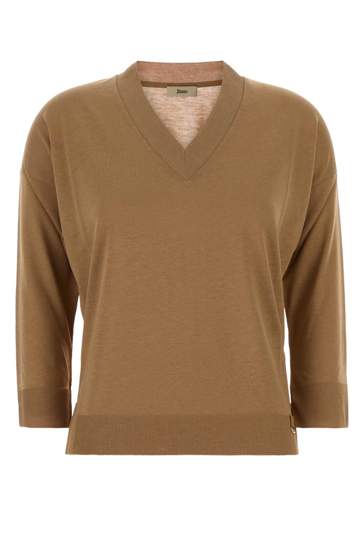 Scollo Sweater — Camel