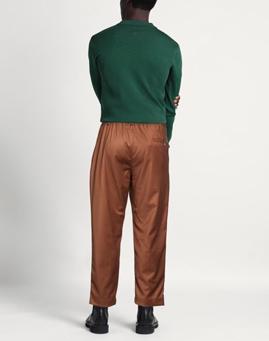 Man Pants Brown Size XL Polyester, Viscose, Elastane