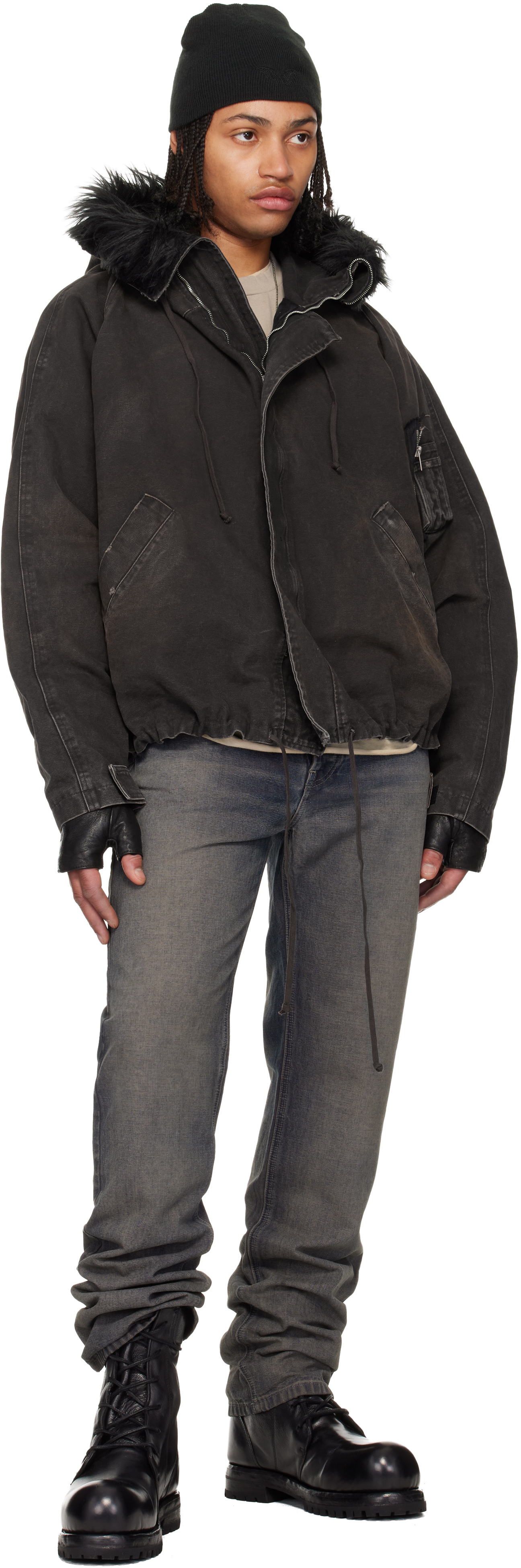 Navy Classic Straight Leg Jeans