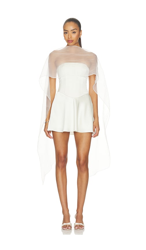 Lovers and Friends Martina Mini Dress in White. - XL also in