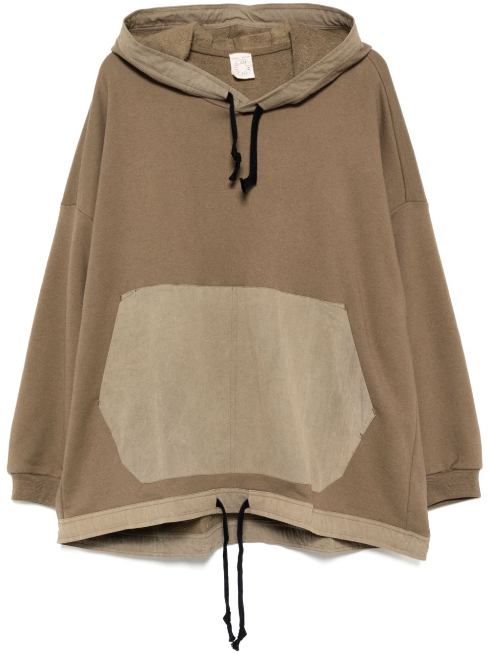 Paneled hoodie - Neutrals