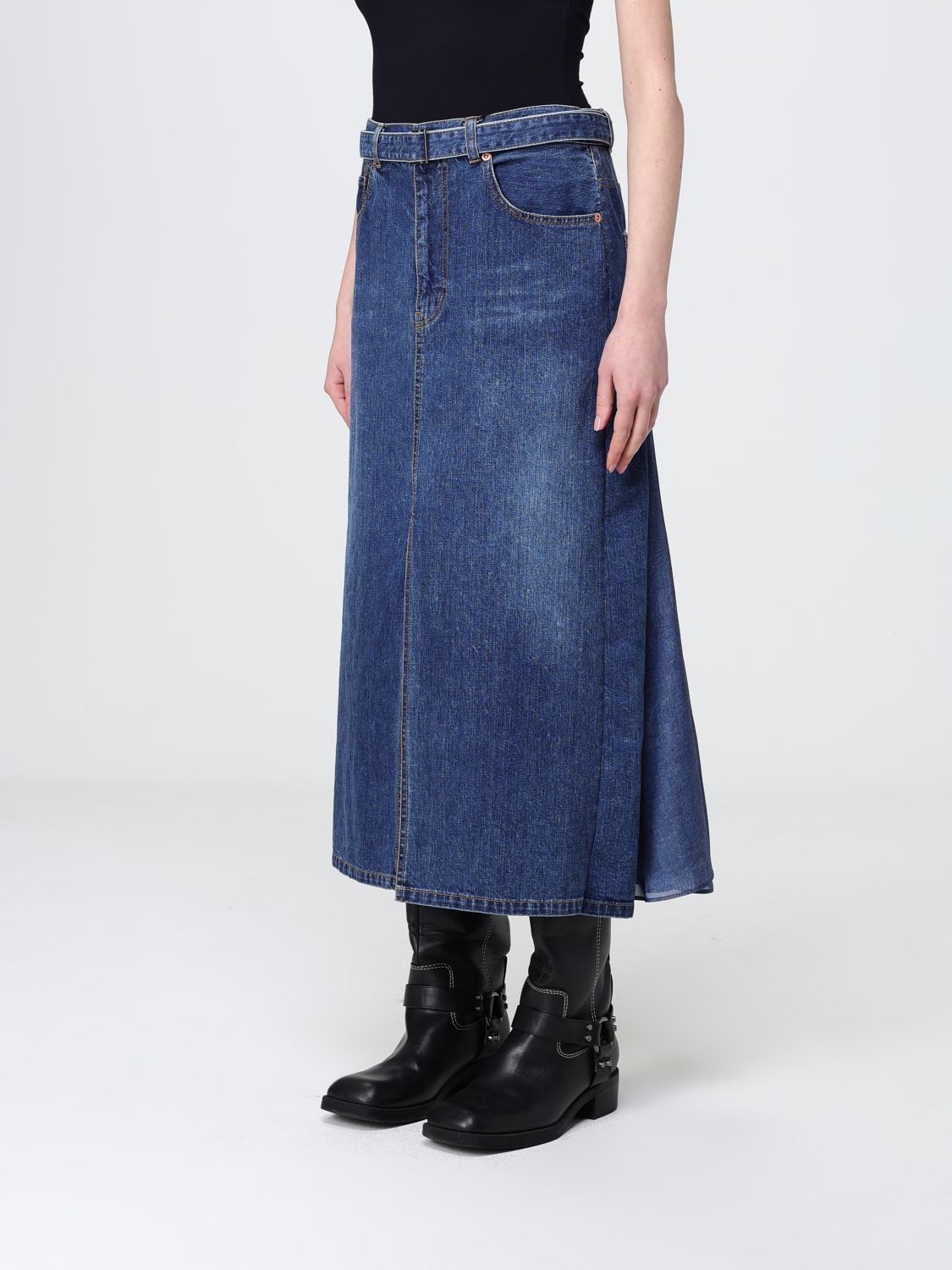 Skirt Woman color Blue