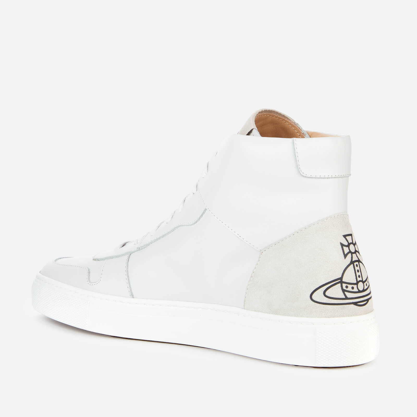 Vivienne Westwood Women's Apollo Leather Hi-Top Trainers - White - UK 3