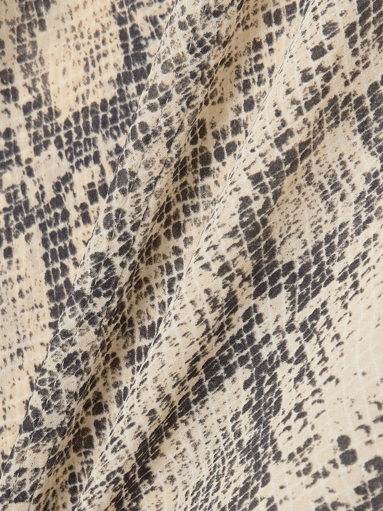 Gillian Snake-print Silk-chiffon Shirt - Animal print