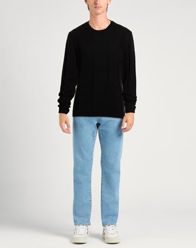 Man Sweater Black Size L Acrylic, Polyamide, Viscose, Wool