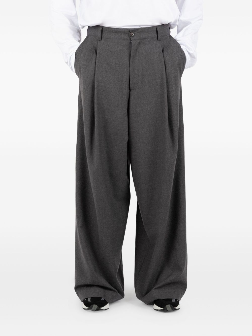 Pleated pants - Grey