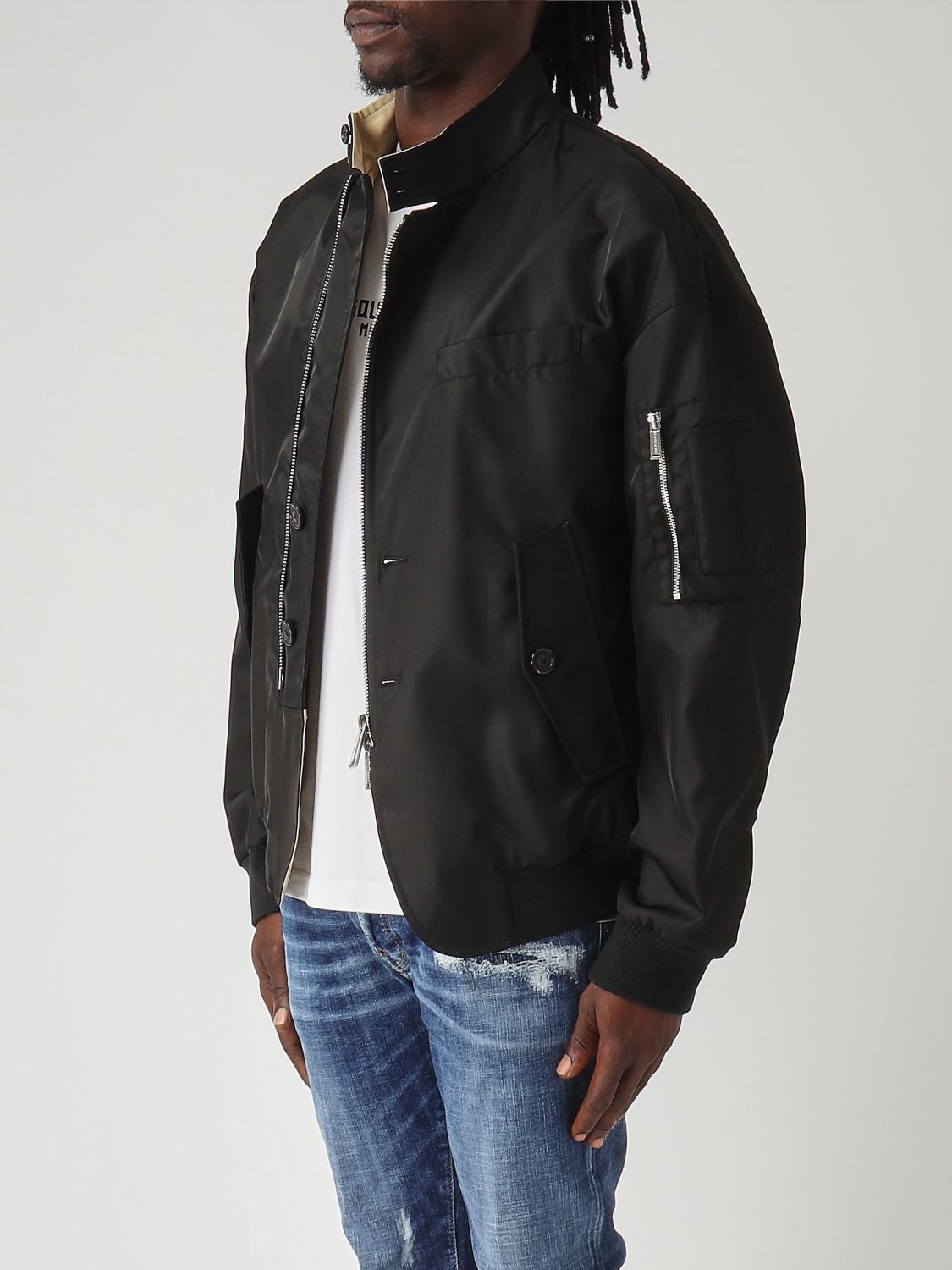 Jacket Men color Black
