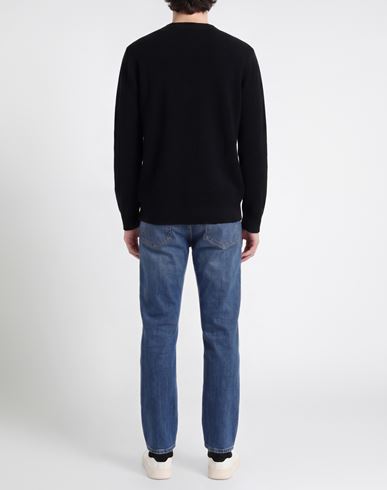 Premium Man Sweater Black Size M Organic cotton, Cotton
