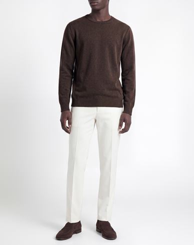 Man Sweater Dark brown Size XXL Merino Wool, Cashmere