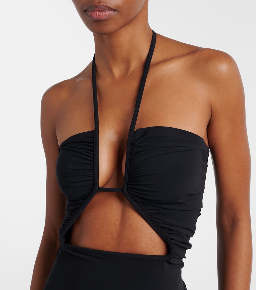 Prong cutout swimsuit