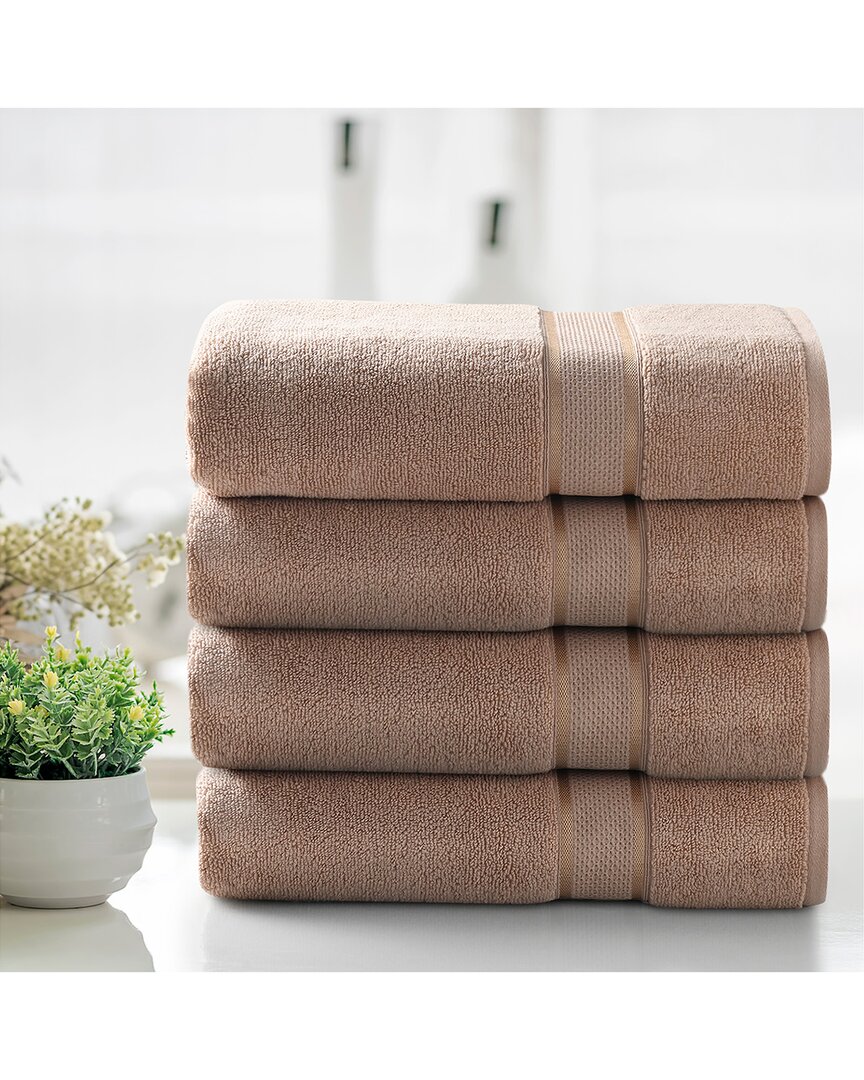 2pc Zero Twist Cotton Plush Bath Sheet Set