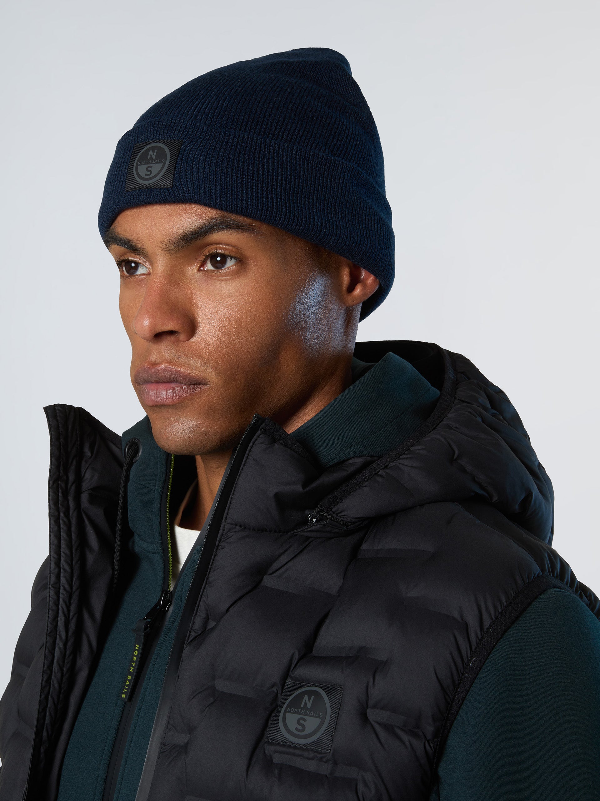 Berretto con patch North Tech