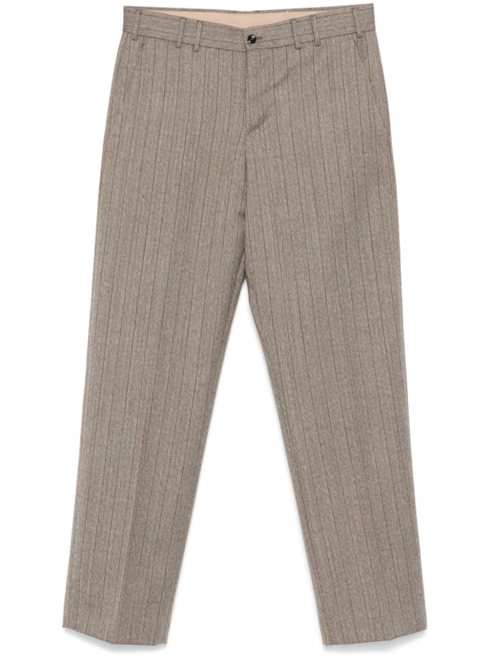 Herringbone trousers - Neutrals