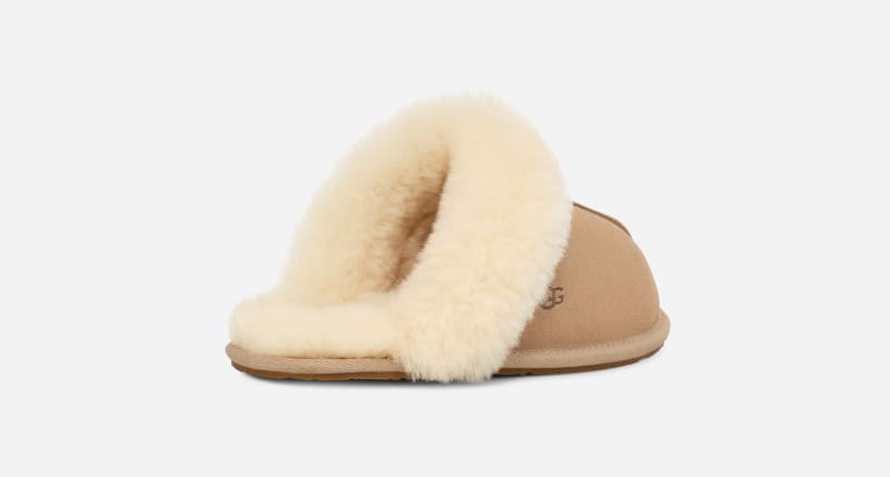 ® Women's Scuffette II Suede Sheepskin Slipper in Sand
