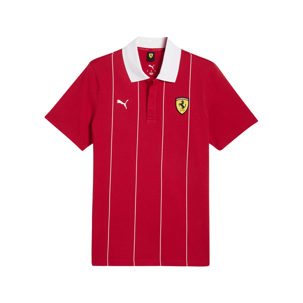 Scuderia Ferrari Race Premium Short Sleeve Polo Shirt