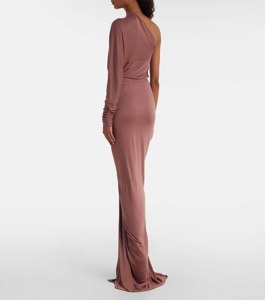Poppy LS ruched jersey maxi skirt
