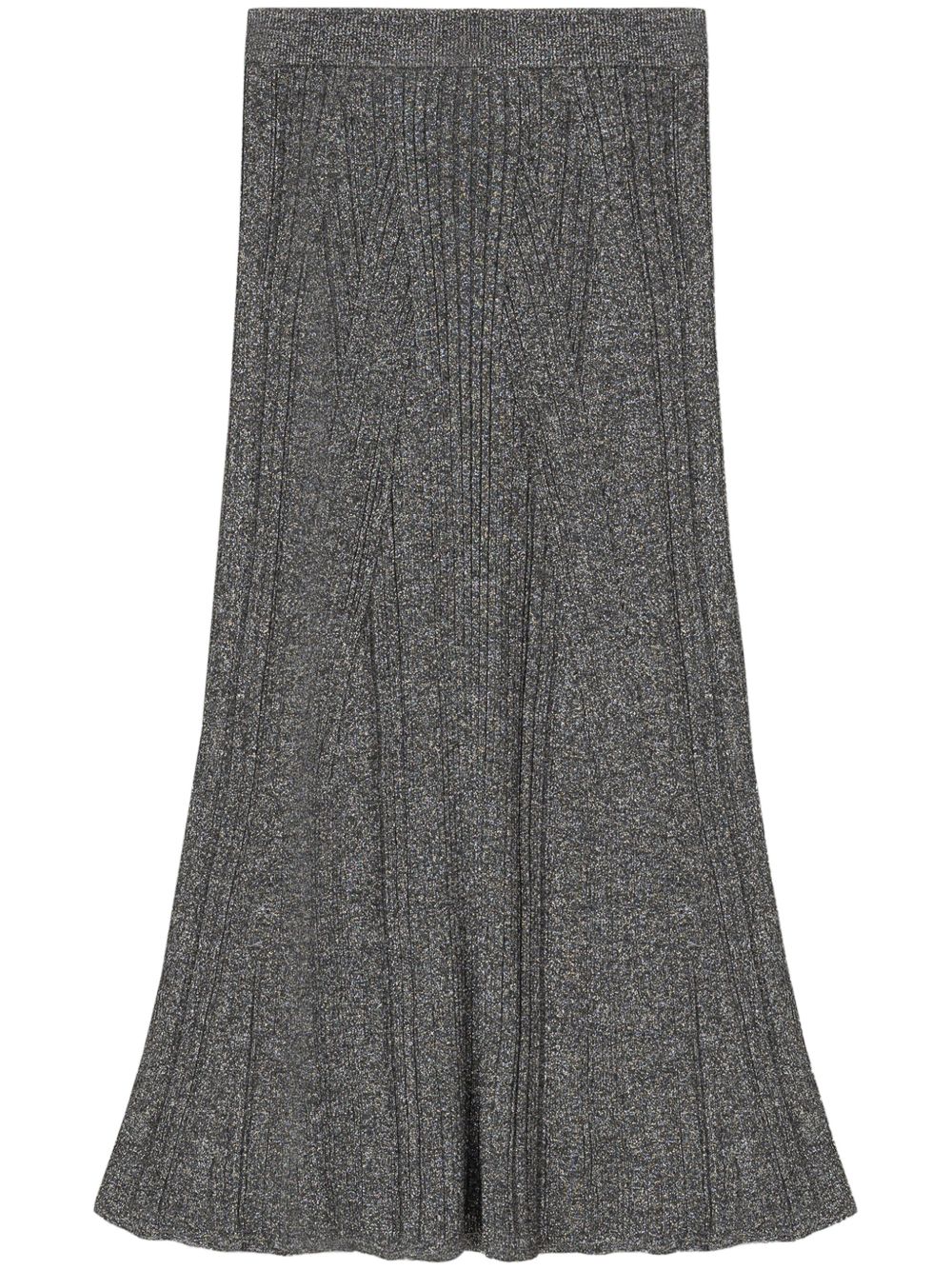 Mossy midi skirt - Grey