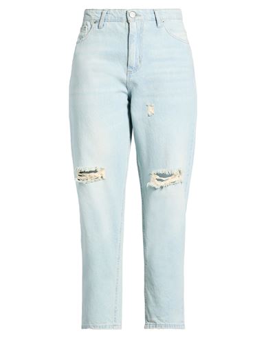 Woman Jeans Blue Size XS Cotton, Elastane