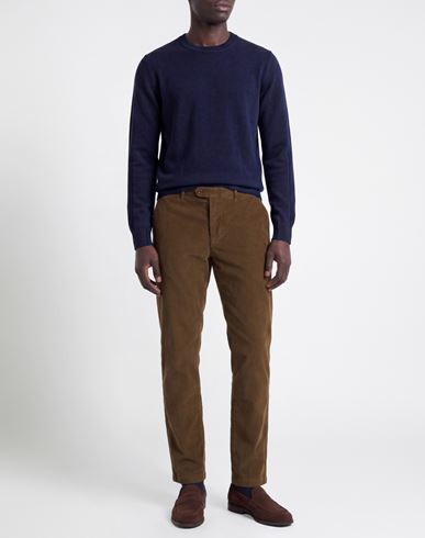 Man Pants Light brown Size 38 Cotton, Elastane