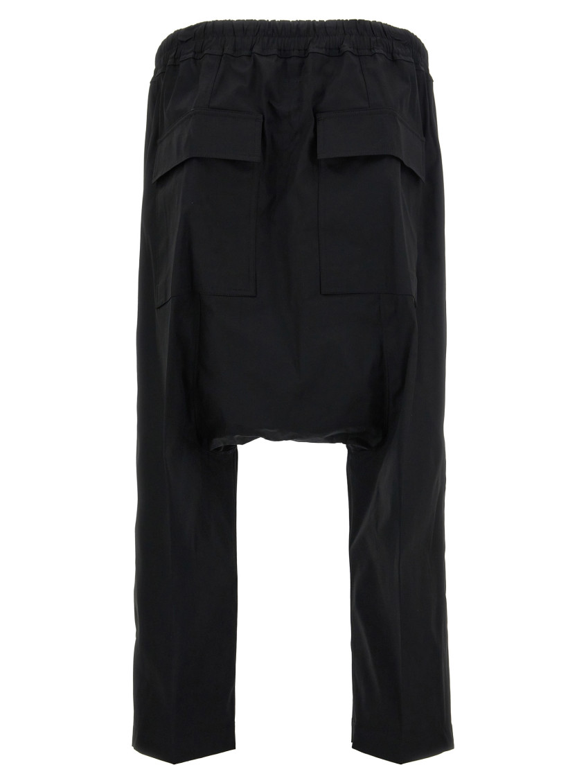 Black Relaxed Drawstring Pants