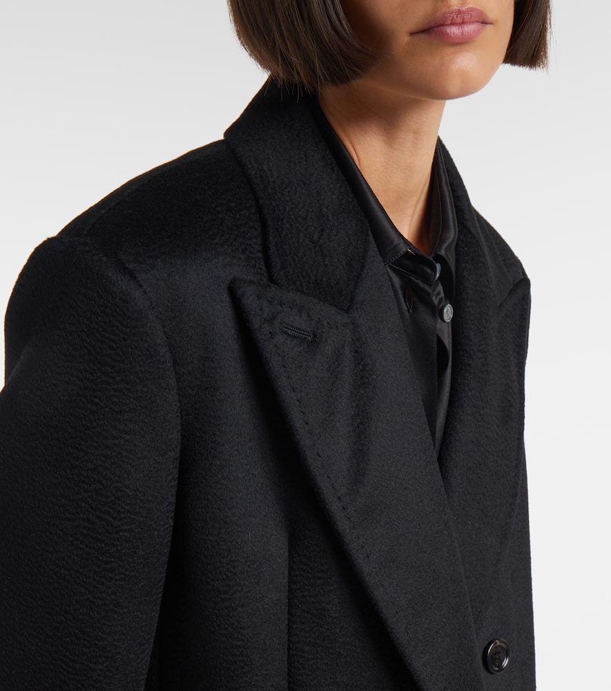 Cosa double-breasted camel hair coat