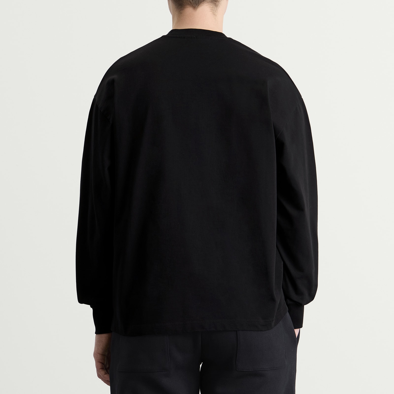 Men's Uniform Long Sleeve T-Shirt Black