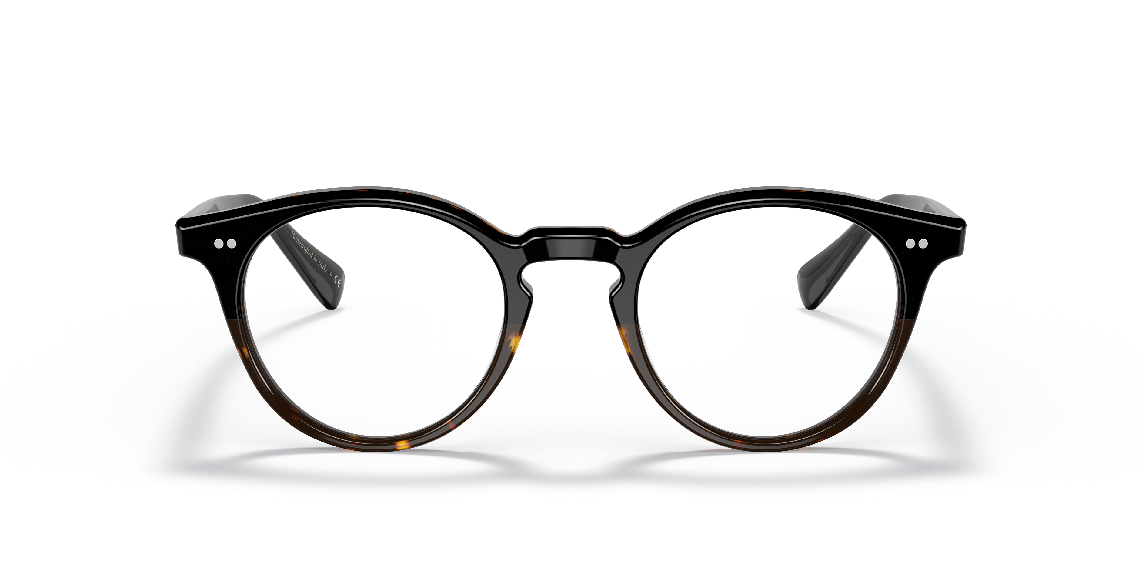 Oliver Peoples Unisex Oliver Peoples OV5459U ROMARE 1722 Optical frames Acetate Black Transparent Pantos Norma