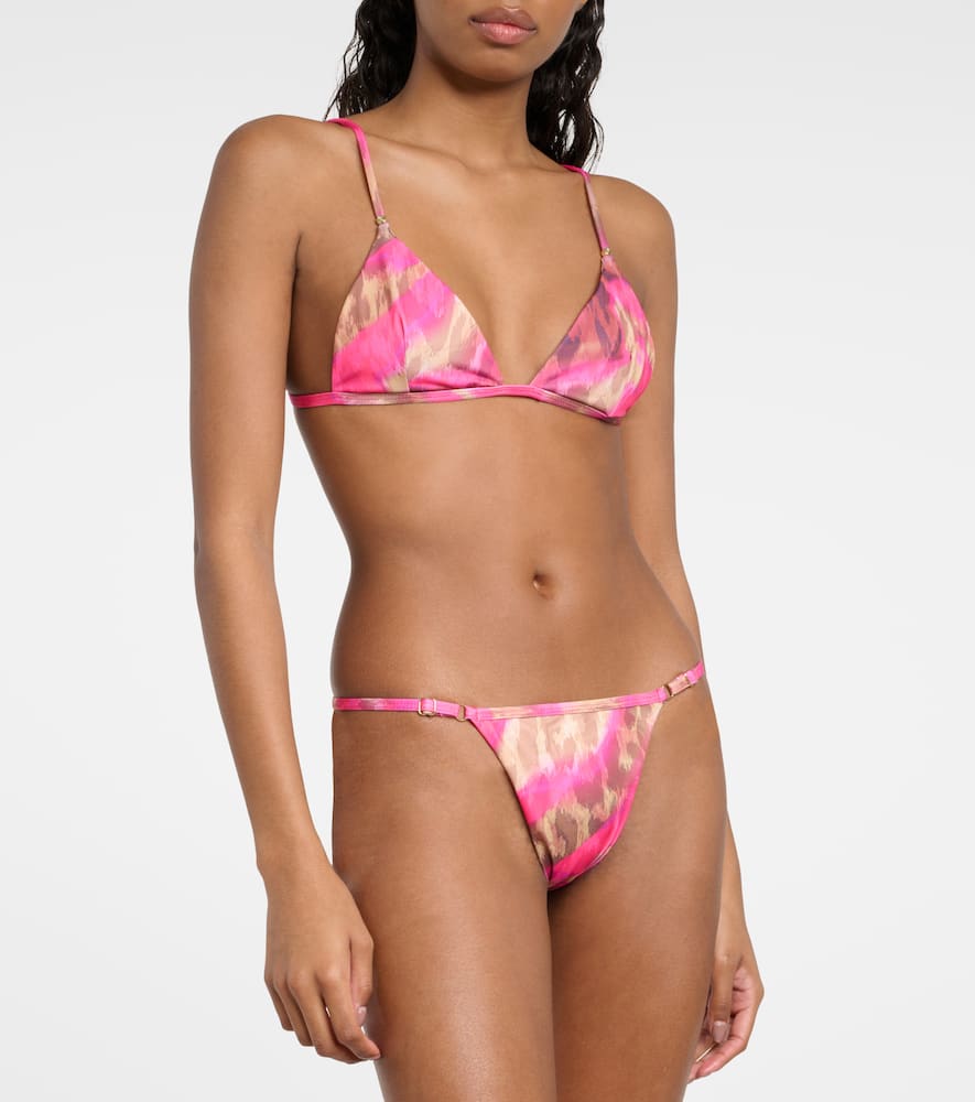 Emi triangle bikini top